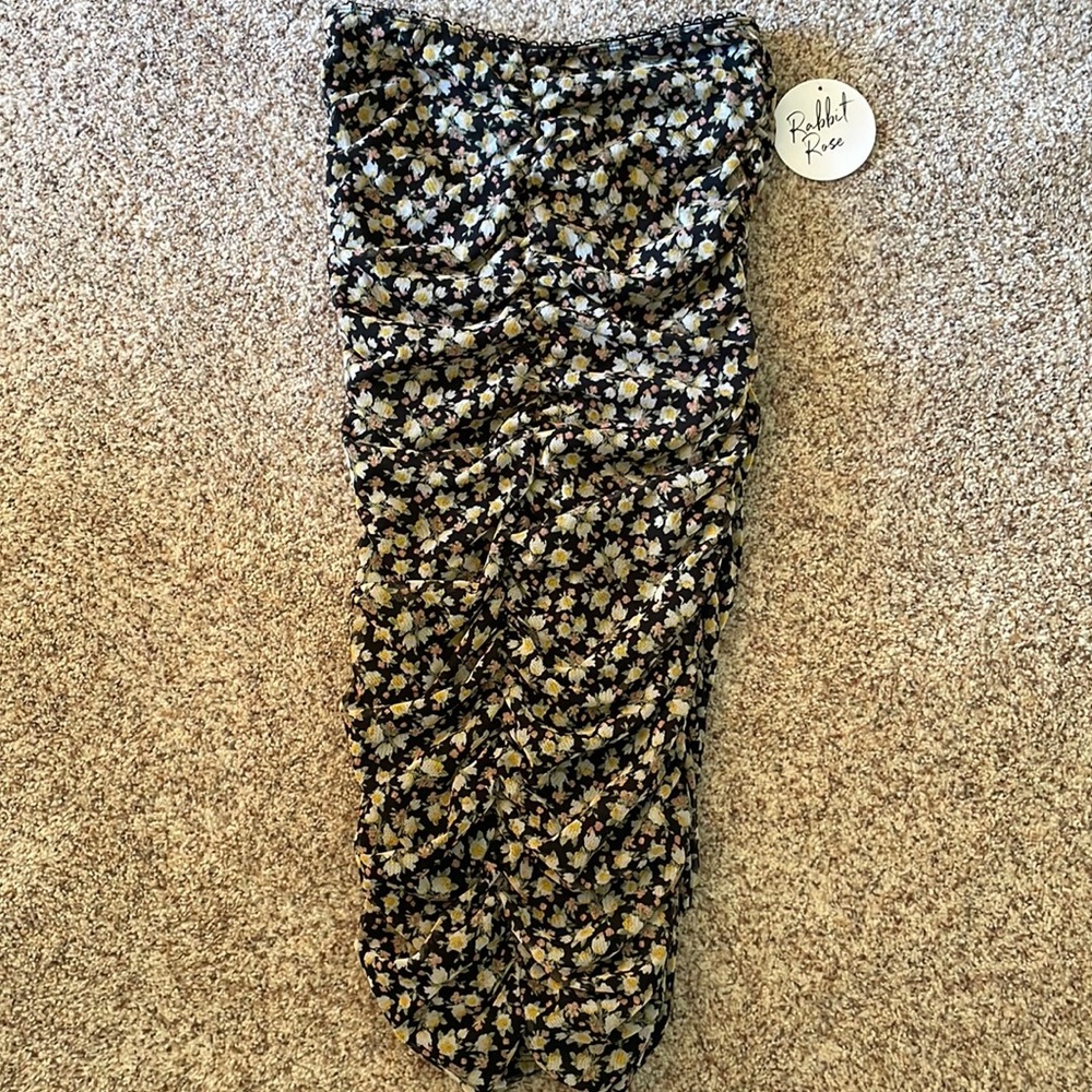 Floral Scrunchy Dress